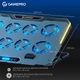 Подставка для ноутбука GamePro CP1040 с охлаждением 8 вентиляторов USB Grey (CP1040) - изображение 5