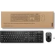 Комплект клавиатуры и мыши Lenovo 100 Wireless Combo Black беспроводной 2.4 GHz 106 клавиш 1600 dpi USB ресивер для ПК и ноутбука (GX31Q28916) - изображение 4