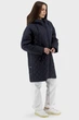 Жіноча стьобана куртка casual з капюшоном, синтепон, осінь-весна Snow Owl (чорний, 2XL), 117082, 116982 - зображення 3