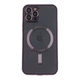 Чохол TPU Metallic Full Camera with Magsafe для iPhone 12 Pro Max Dark Purple - изображение 1