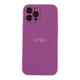 Чохол Silicone Case Full Size with Frame для iPhone 12 Pro Max 43.Grape - изображение 1