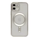Чохол TPU Metallic Chrome Full Camera with Magsafe для iPhone 12 Chrome Silver - изображение 1