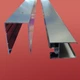 Шторки стеклянные на ванную Koer SR BS04-95x140-TR-01 прозрачное стекло 6мм, хром (KR5403) - изображение 3