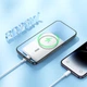 Powerbank Hoco J140A Tony 5000mAh 20W Type-C magnetyczny biały (6942007640633) - obraz 5