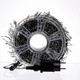 Гирлянда светодиодная Хвойная лапа 100м 3000 LED синий цвет зеленый провод для декора помещений - изображение 6