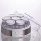 Электрическая йогуртница 7 баночек 180мл 20 Вт для приготовления йогурта Sokany SK-08017 серебристая - изображение 5