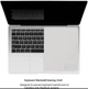 Защитная накладка Standart NPK для клавиатуры ноутбука MacBook 15-16 дюймов 1 шт Бежевый - изображение 3