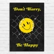 Плакат-постер Кавун Don't Worry Be Happy А0 Разноцветный ПЛ000927А0 - изображение 1