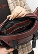 Жіноча сумка Sambag Tirso Max Бордовий 38х21 см (80411120) - зображення 7