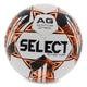 Мяч футбольный Select Flash Turf FIFA Basic V23 FLASH-TURF-WOR №4 Бело-оранжевый (57609017) - изображение 1