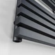 Рушникосушка дизайнерська Ideale Mila 11 14/810/500 антрацит - изображение 3