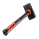 Кувалда, 5000 г, ручка из фибергласса INTERTOOL HT-0245 - изображение 4