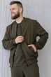 Бомбер чоловічий TOTALFIT AM1-LD36 3XL Хакі - зображення 3