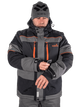 Костюм зимовий мембранний Norfin Discovery 3 GR сіро-чорний (453301-S) - изображение 5