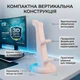 Подставка для 2 контроллеров PS5 и гарнитуры настольная 3D печать органайзер держатель для геймпадов PlayStation 5 белый - изображение 4