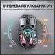 Игровая беспроводная компьютерная мышь ONIKUMA DM02 |2.4G/BT/Type-C| с RGB подсветкой black - изображение 3