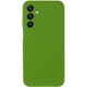 Чехол TPU GETMAN Liquid Silk Full Camera для Samsung Galaxy A37 5G Dark green - изображение 2