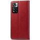 Кожаный чехол-книжка GETMAN Gallant (PU) для Xiaomi Redmi Note 11 Pro 4G/5G / 12 Pro 4G Red - изображение 5