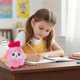 Интерактивная умная игрушка сумочка с Искусственным Интеллектом плюшевый АИ смарт брелок с LED-глазами и голосом Малиновая - изображение 6