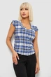 Блуза в клетку синий 230R2502 AGER XS - изображение 1