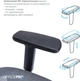 Крісло офісне Officepro Balance OC620-B-DG-DG Black/Dark Gray ( 13040 ) - изображение 3