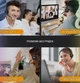 Беспроводная гарнитура Тecknet с микрофоном, шумоподавление, mute - изображение 6