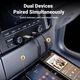 Bluetooth-адаптер Ugreen USB 2.0 Aux 3.5 мм CM309 Bluetooth 5.3 автомобільний приймач AUX Gray (35053) - зображення 6