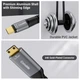 Кабель Conable Type-C to mini HDMI 4K@60Hz, 2K@120Hz, 1080P@120Hz, 1.8м black - изображение 5