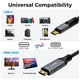 Кабель Conable Type-C to mini HDMI 4K@60Hz, 2K@120Hz, 1080P@120Hz, 1.8м black - изображение 7