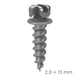 Міжкореневий мікроімплант PSM quattro BH mini Screw 2.0x13mm sterile - изображение 1