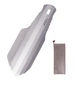 Титановая лопатка туристическая Tiartisan titanium 205 мм походный совок - лопата для похода туризма кемпинга с чехлом и карабином - изображение 13