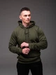 Худі з капюшоном утеплений флісом унісекс 3XL хакі 5132273s6 - изображение 3