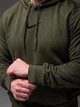 Худі з капюшоном утеплений флісом унісекс 3XL хакі 5132273s6 - изображение 7