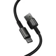 Кабель Baseus USB to Type‑C (CAWJ000001), 100W, 1 м, PD, QC, 480 Мбіт/с, передача даних / зарядка, підвищеної міцності, чорний - зображення 7