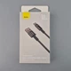 Кабель Baseus USB to Type‑C (CAWJ000001), 100W, 1 м, PD, QC, 480 Мбіт/с, передача даних / зарядка, підвищеної міцності, чорний - зображення 9