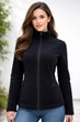Жіноча флісова кофта на блискавці HiBrand M Чорний (hb00001414132) - изображение 1