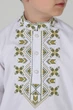 Дитяча вишиванка для хлопчика Квіти життя Folk Moda 122 Білий (kvti-zhittq-zelenij-310611171) - изображение 4