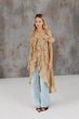 Блузка з воланами довга ART KNIT карамель, M 044126 - зображення 4