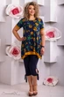Жіноча літня туніка з принтованого мікромасла Seventeen 52 Синій (2000000087412) - зображення 2