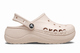 Женские кроксы на платформе Crocs Baya Platform Clog, пудровые, W8/38-39/24.6см - изображение 1