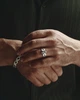Срібний перстень GOD BLESS, SAVE US Reytel 69041369 21 - зображення 2
