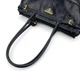 Сумка шкіряна з логотипом PRADA Bony Bag Medium Чорний - зображення 2