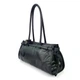 Сумка шкіряна з логотипом PRADA Bony Bag Medium Чорний - зображення 3