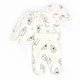 Комплект для новонароджених milk шапочка Dexter`s сорочка повзуни 56 см молочный - зображення 1
