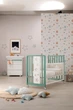 Дитяче ліжечко-трансформер Azzurra Design Glam Lux Salvia Зелений - зображення 1