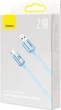 Кабель Baseus Crystal Shine Series USB to Lightning 2.4A 1.2м (CAJY001103) Sky Blue - зображення 10