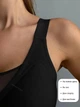 Бесшовный бюстгальтер 5XL (100F, 105C, 105D, 105E) Free Bra с глубоким сеточкой декольте Анатомический эластичный лиф широкие бретели без косточек Черный 583357672 - изображение 13