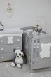 Дитячий комод пеленальний (пеленатор) Azzurra Design Funky Grigio сірий - зображення 3