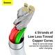 Кабель Baseus Superior Series Fast Charging Data Cable USB to Type-C 66W 11V 6A 2м (CATYS-A02) White - зображення 10