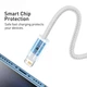 Кабель Baseus Dynamic Series Fast Charging USB to Lightning 2.4A 1м (CALD000402) White - изображение 10